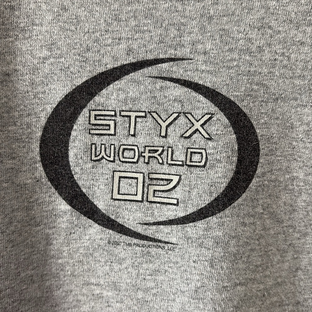 2002 Styx World Raglan Tee - Picture 4 of 5